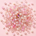 Glasperlen Mix "Rosa" mit besonderen Details