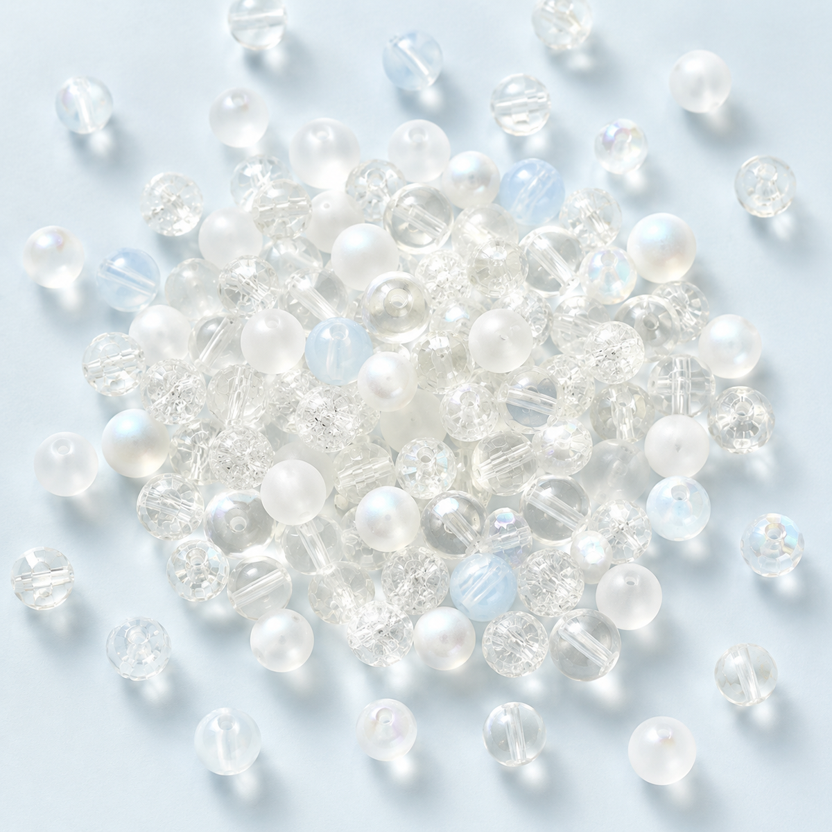 Glasperlen Mix "Crystal" mit besonderen Details