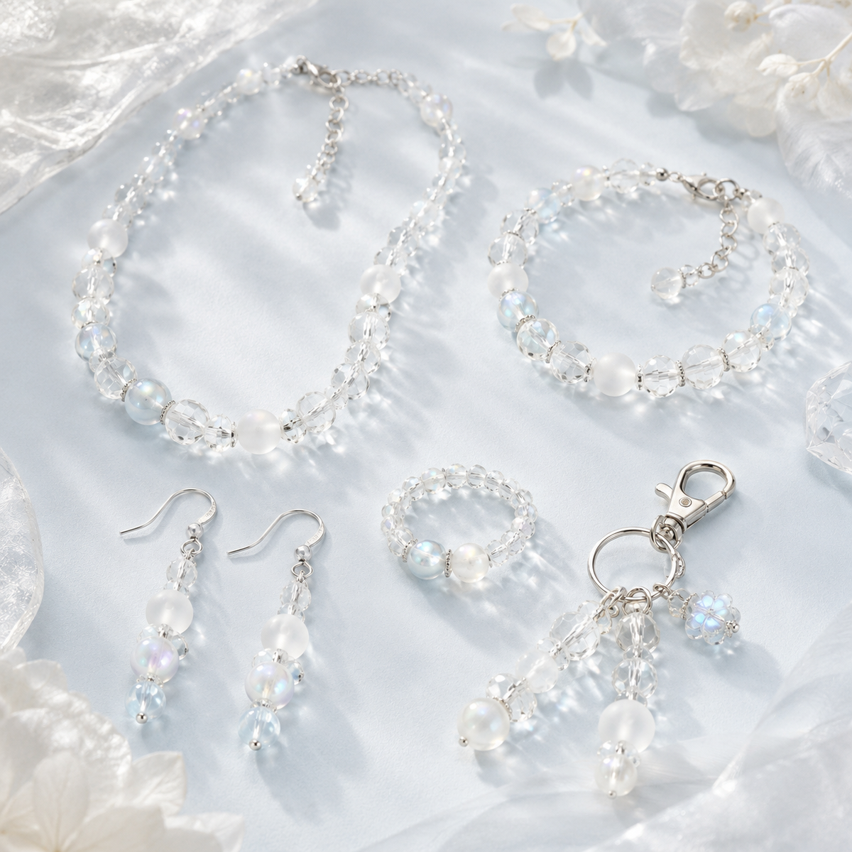 Glasperlen Mix "Crystal" mit besonderen Details