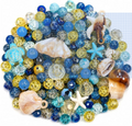 Glasperlen Mix "Sun & Ocean", mit besonderen Details