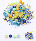 Glasperlen Mix "Sonne & Sand", mit passenden Rocailles